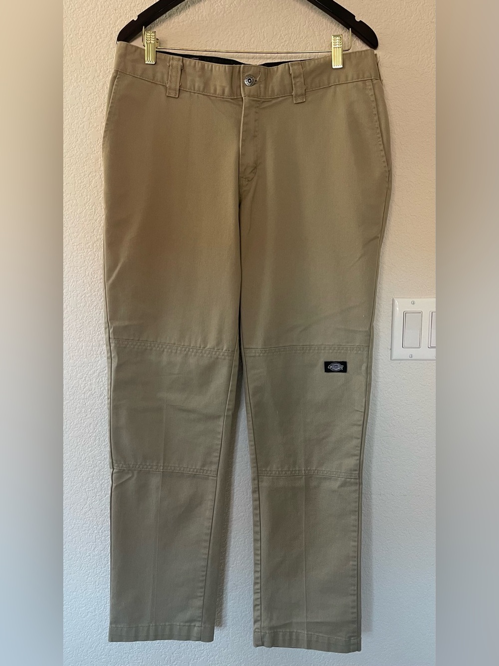 Dickies Men’s Khaki Work Chinos 34x32